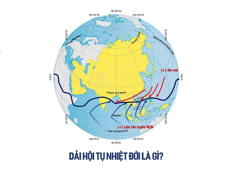 Dải hội tụ nhiệt đới là gì? Ảnh hưởng đến Việt Nam thế nào?