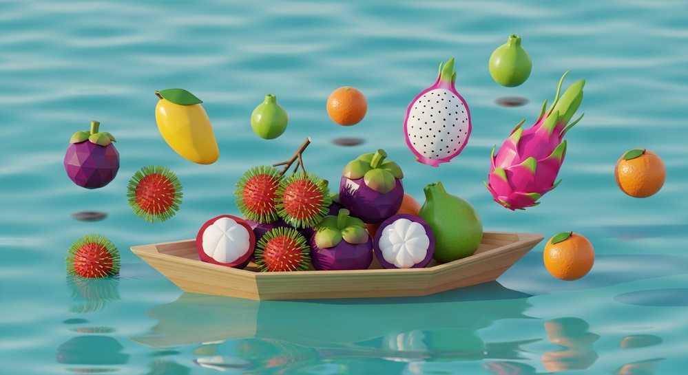 Mùa trái cây rộ nhất từ tháng 6 đến tháng 8