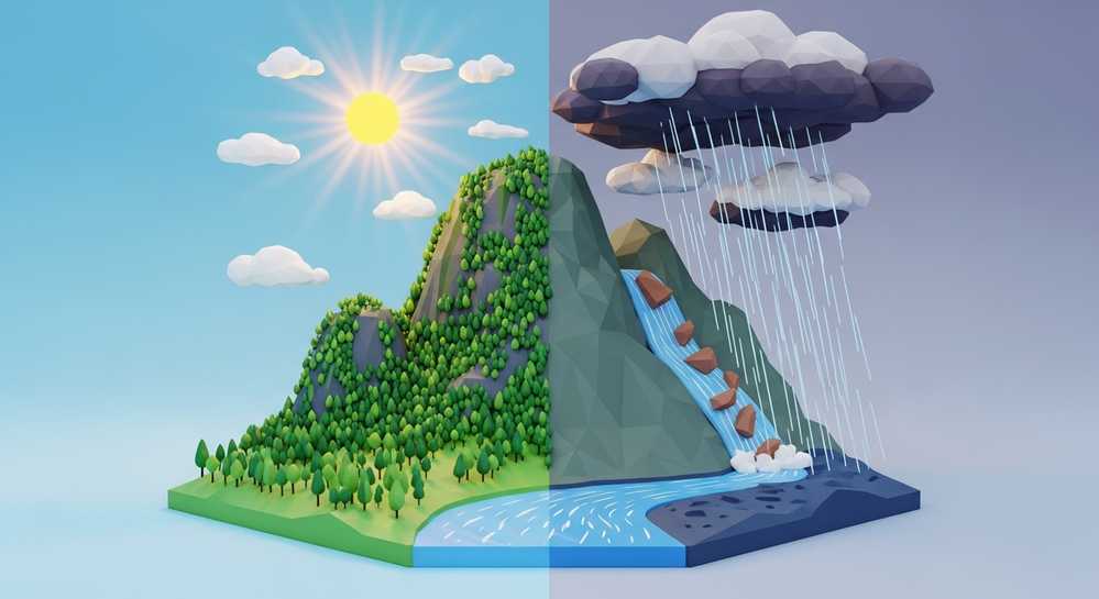 Mùa hè nóng ẩm mưa nhiều và nguy cơ thiên tai