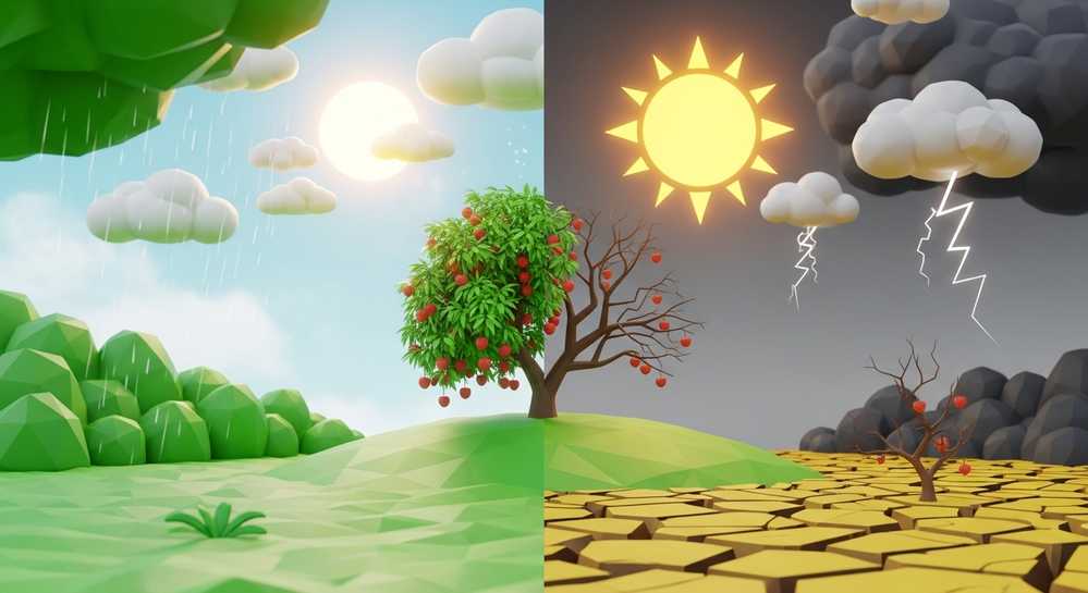 Tác động của khí hậu đến sản xuất nông nghiệp