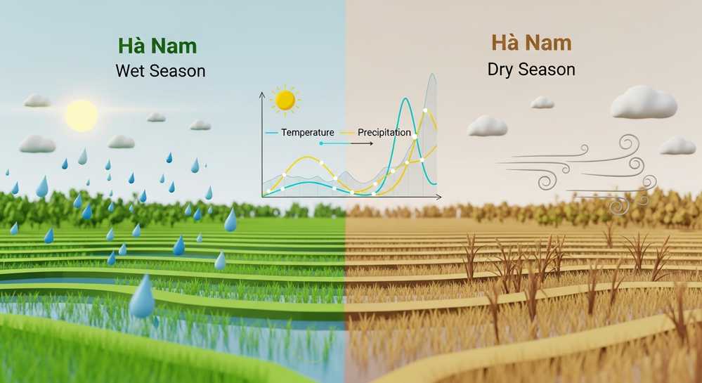 Tổng quan khí hậu Hà Nam theo phân loại Köppen